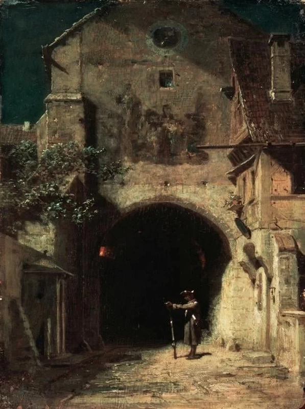 Sentinella che sbadiglia - München, Neue Pinakothek